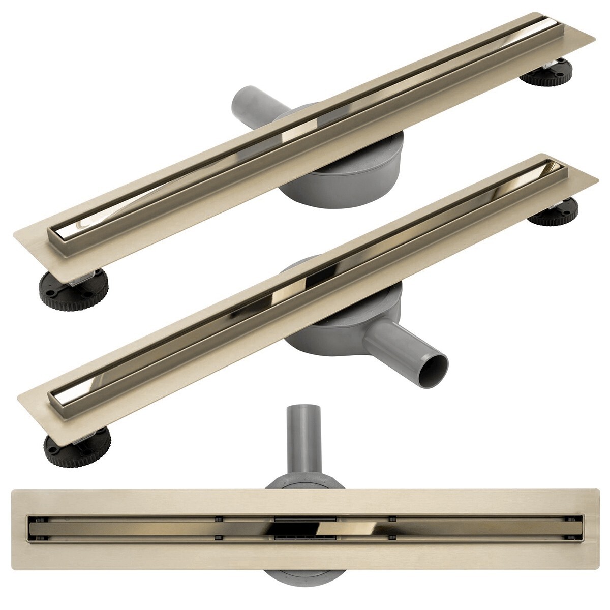 Lineárny odtokový žľab Rea Neo Slim Pro 50 cm II zlatý