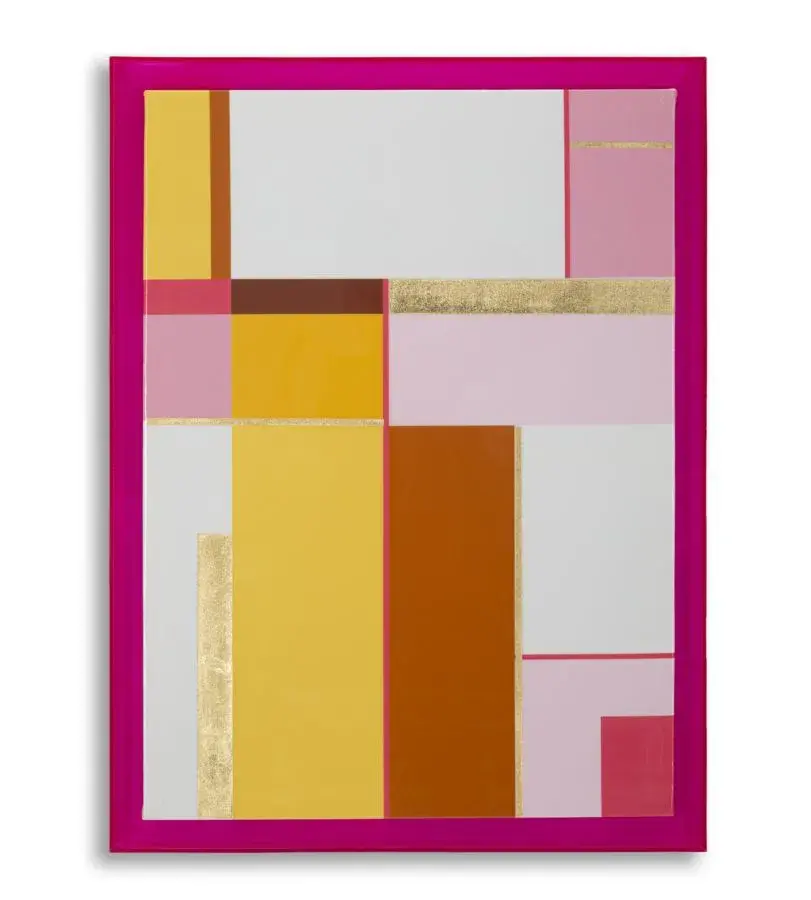 Obraz Lacquered 60x80 cm růžový