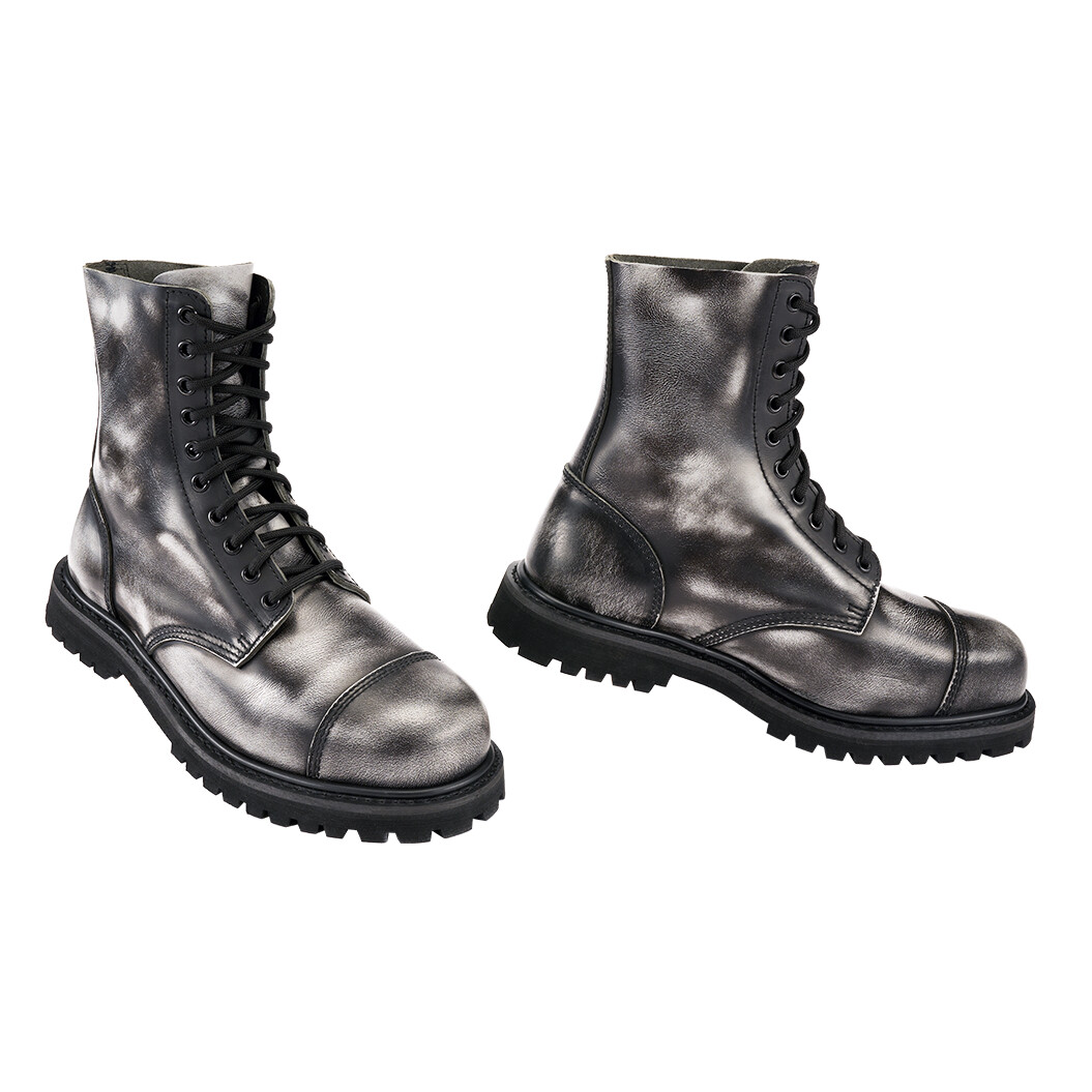 Topánky Brandit Phantom Boots Rub Off 10-dierkové - čierne-biele,