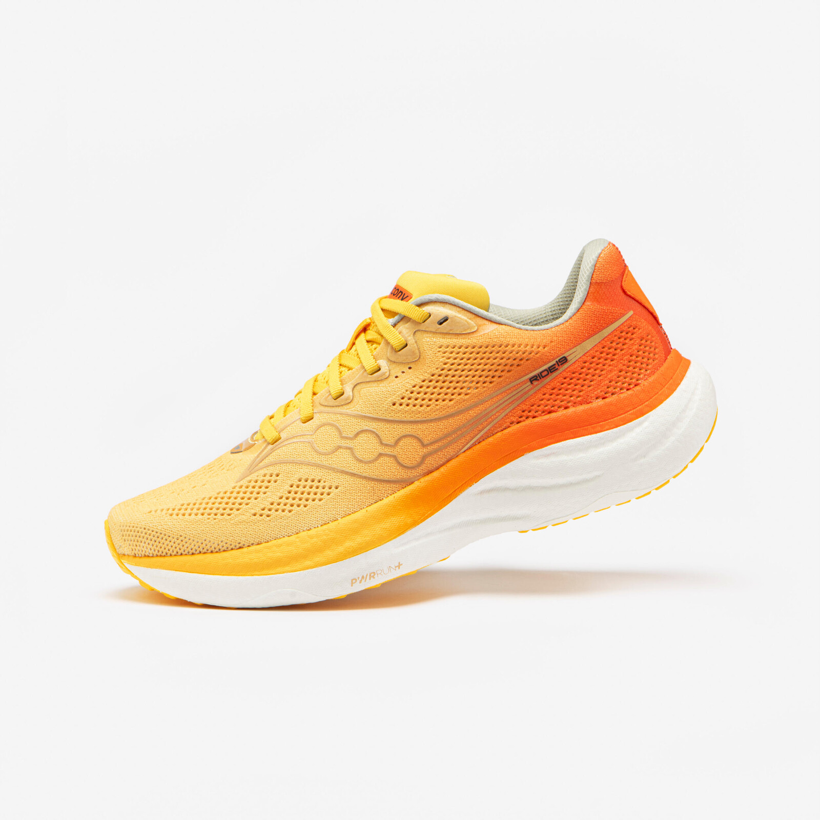 SAUCONY Ride 19 pánska bežecká obuv oranžovo-žlto-biela