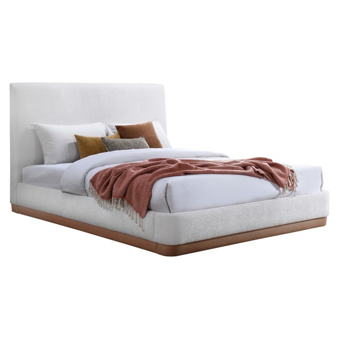 KONDELA Selina manželská posteľ s roštom 160 biela