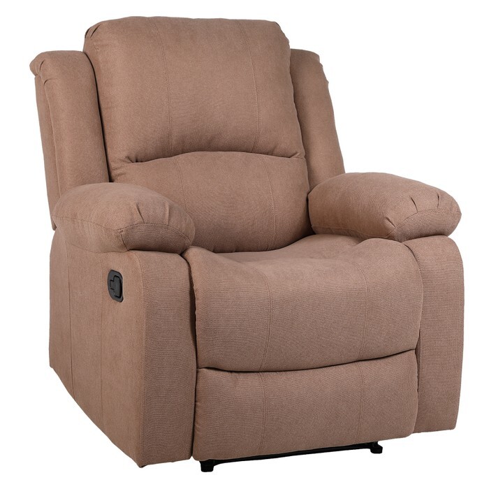 KONDELA Askoy New relaxačné kreslo hnedá