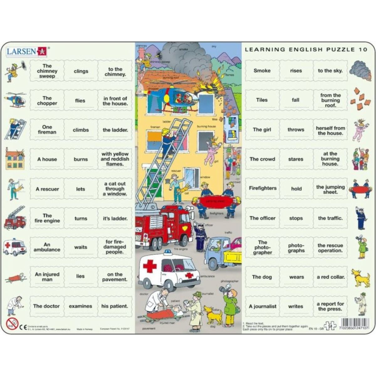 Larsen Puzzle Hodina angličtiny 10