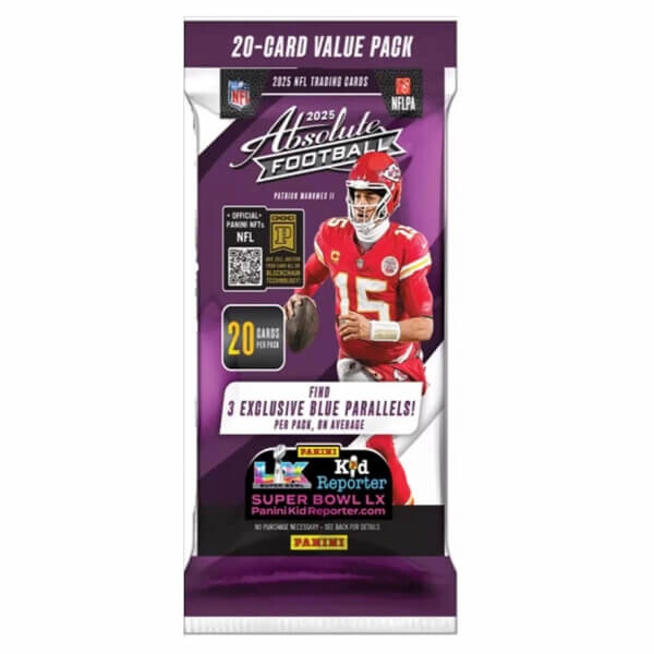 Panini 2025 Panini Absolute Football Fat Pack - karty amerického futbalu NFL