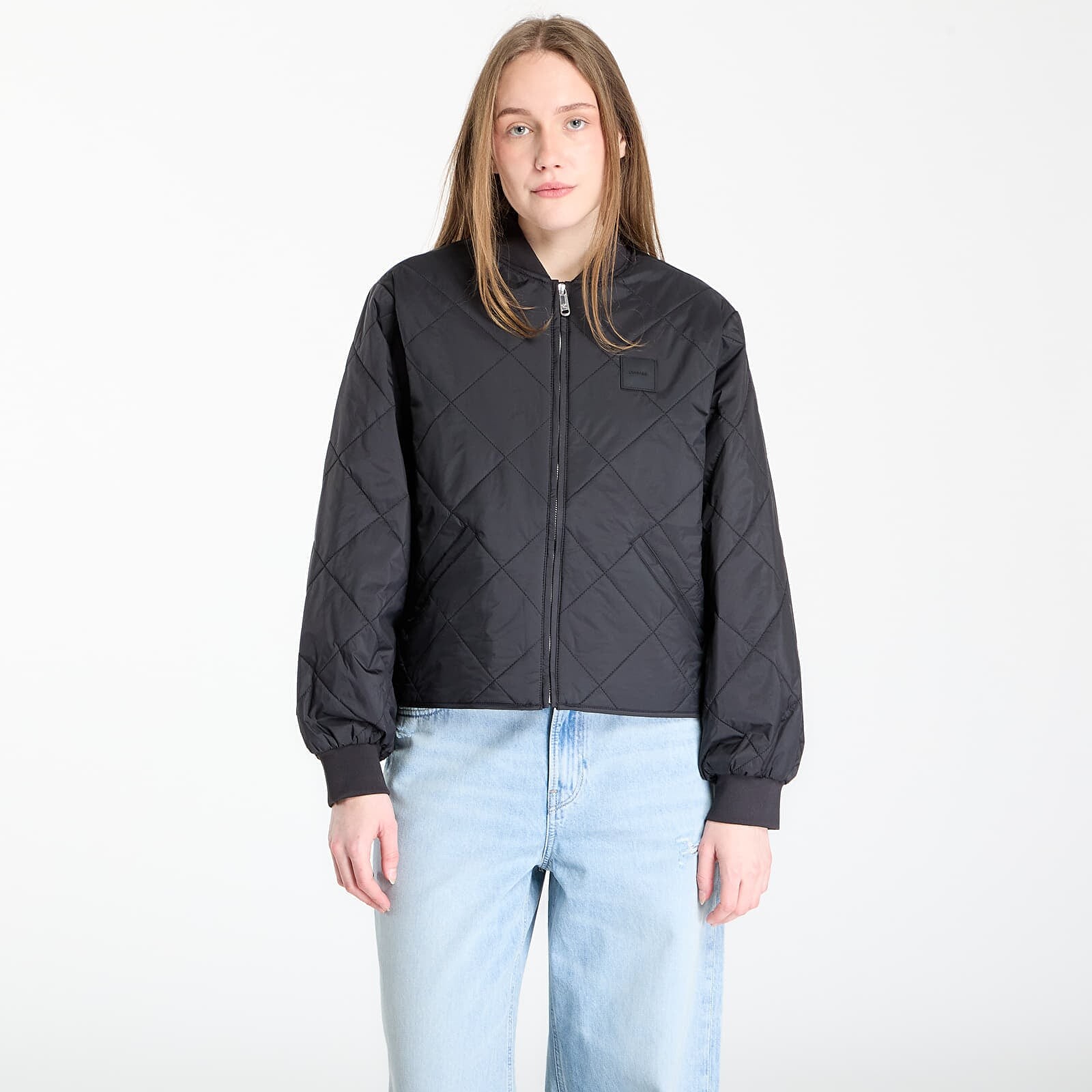 Bunda Calvin Klein Jeans Lightweight Quilted Jacket Black XS
