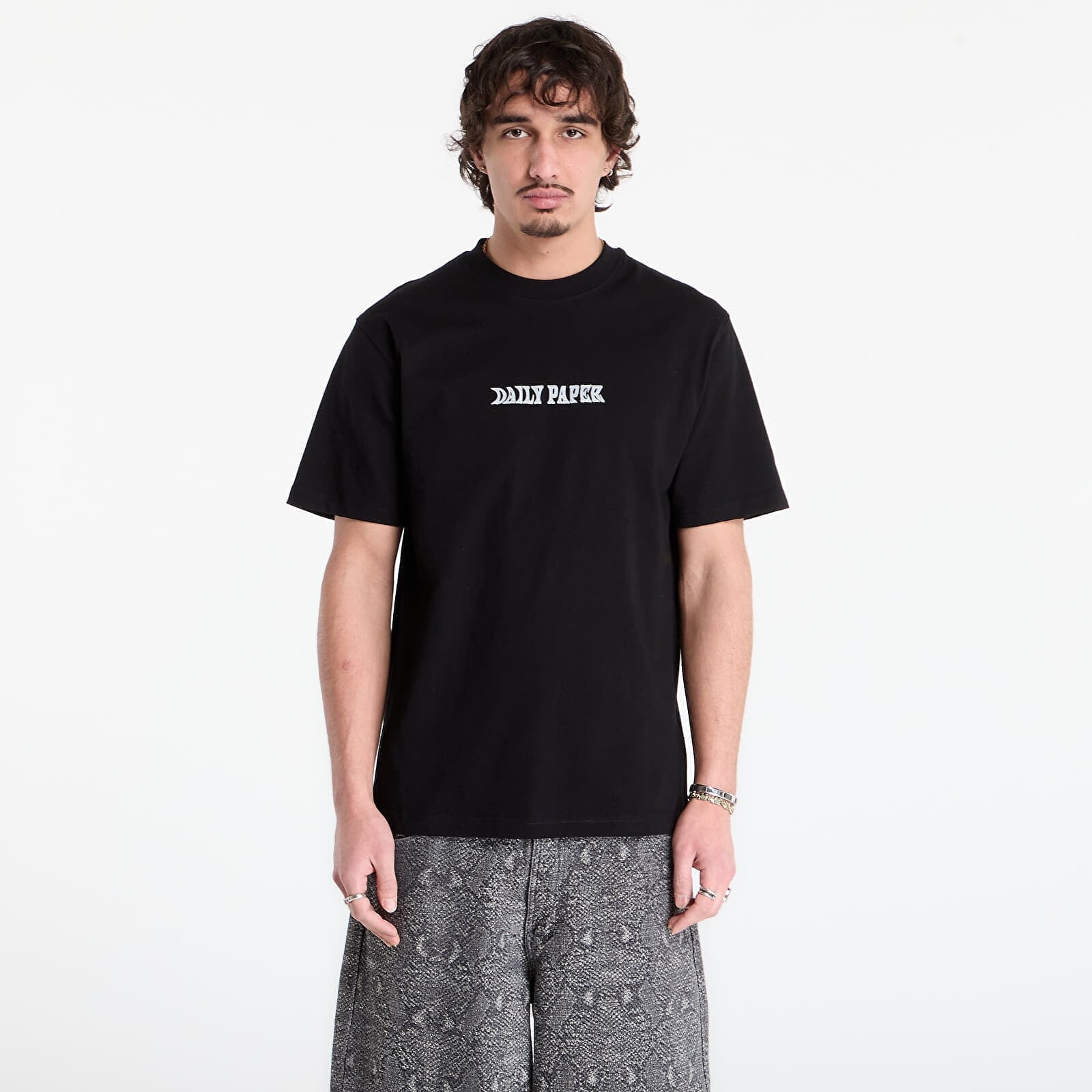 Tričko Daily Paper Oil Can Ss Tee Black XL