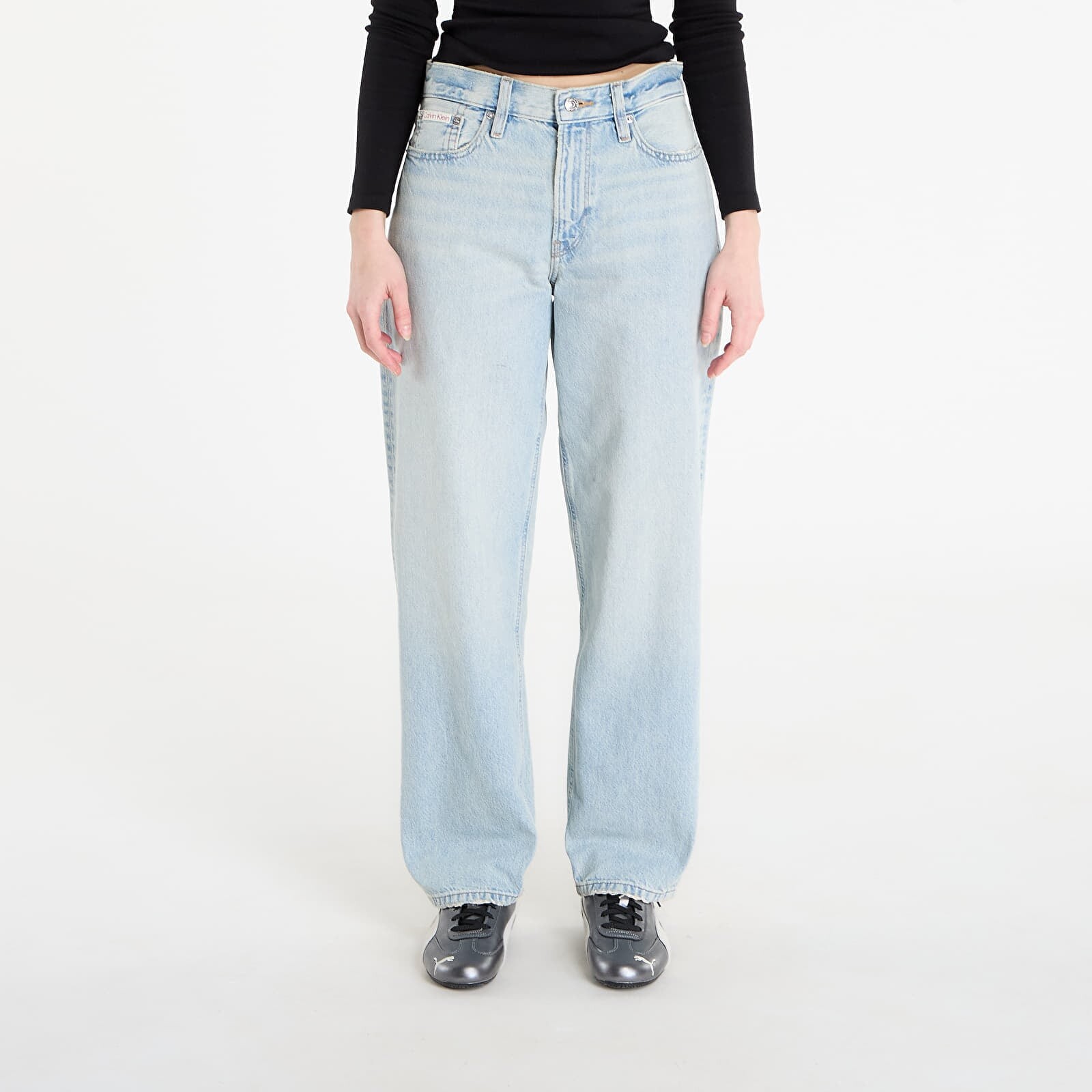 Džínsy Calvin Klein Jeans 90S Loose Indigo Sound Jean Blue 26