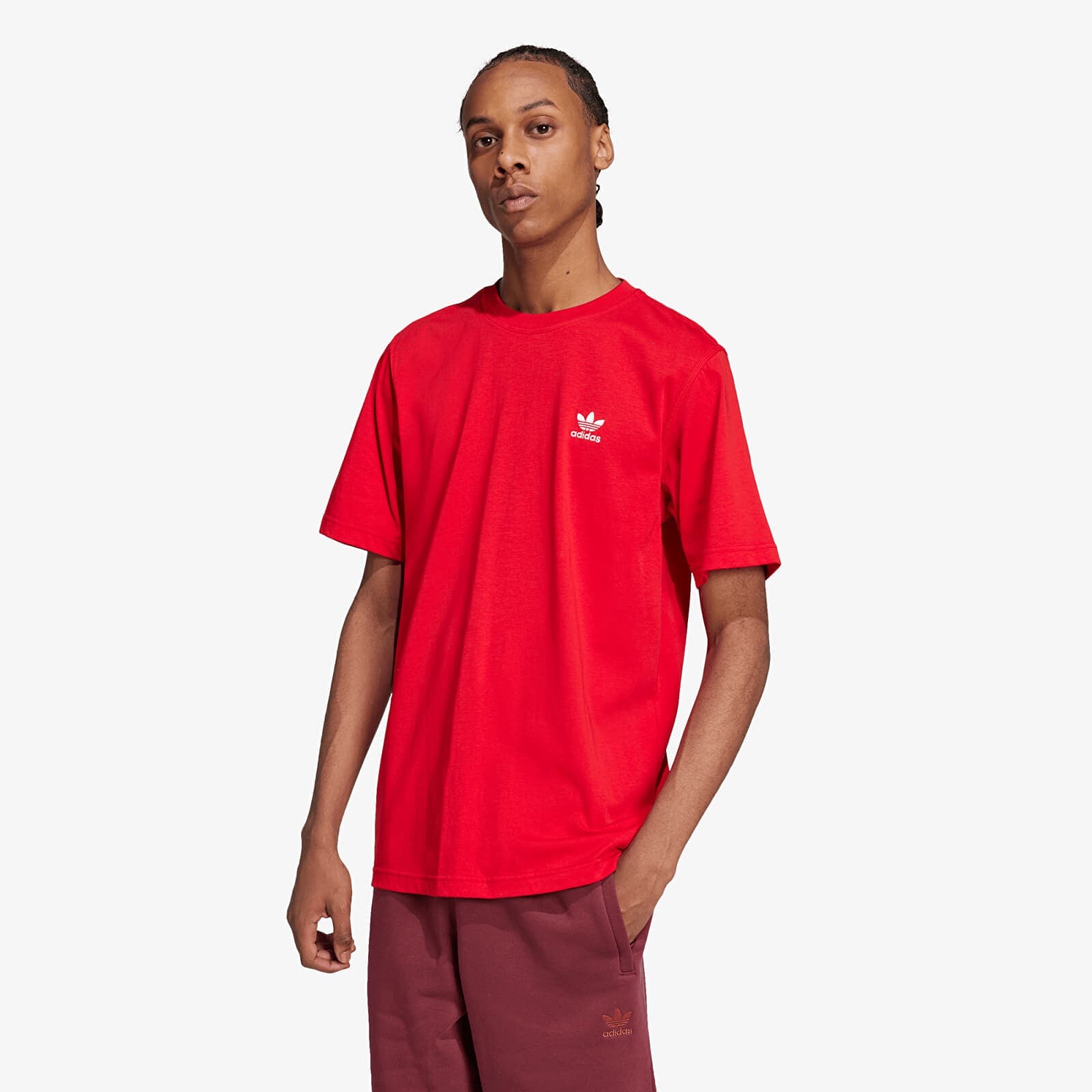 Tričko adidas Trefoil Essentials Tee Better Scarlet S