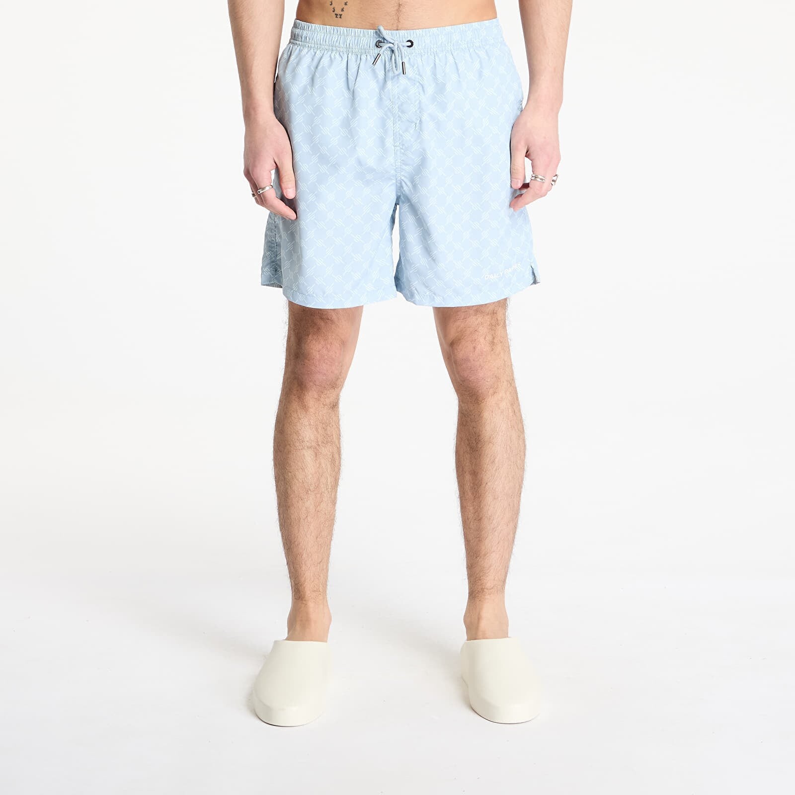 Plavky Daily Paper Logo Swimshorts Subdued Blue XL
