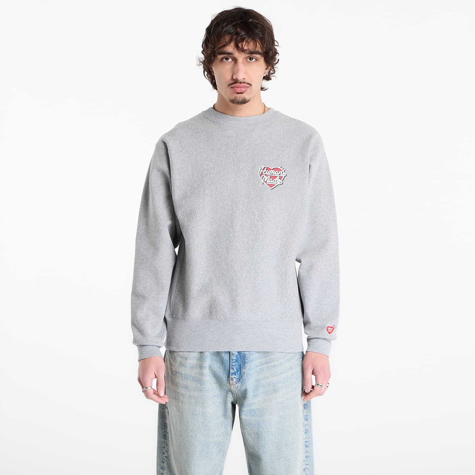 Mikina HUMAN MADE Heavyweight Sweatshirt UNISEX Gray XXL