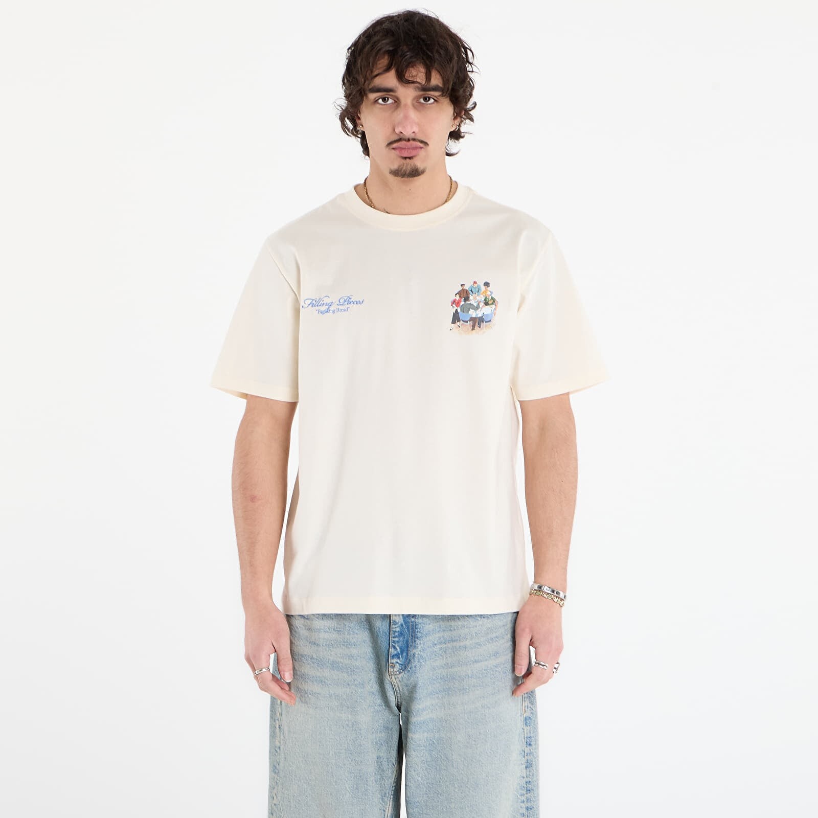 Tričko Filling Pieces T-Shirt Supper Antique White L
