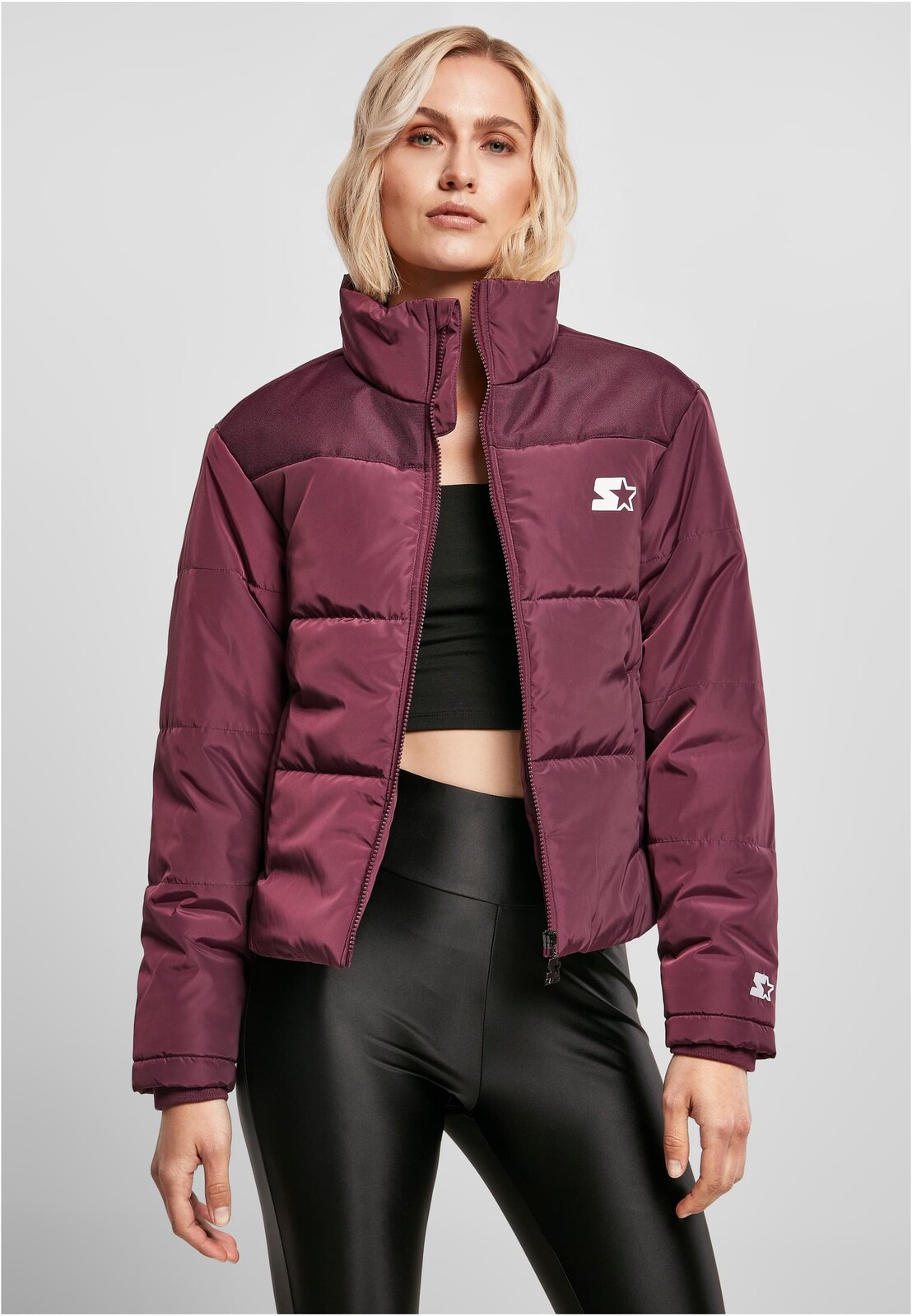 Women's Beginner Jacket Puffer Jacket - Dark Purple