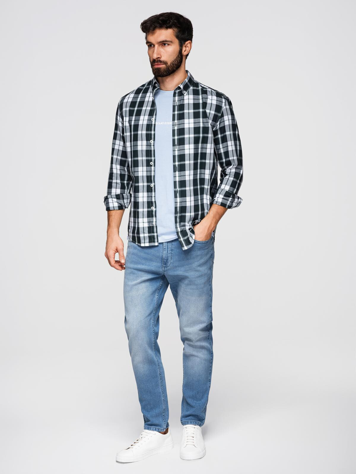 Pánske rifle Ombre CARROT FIT