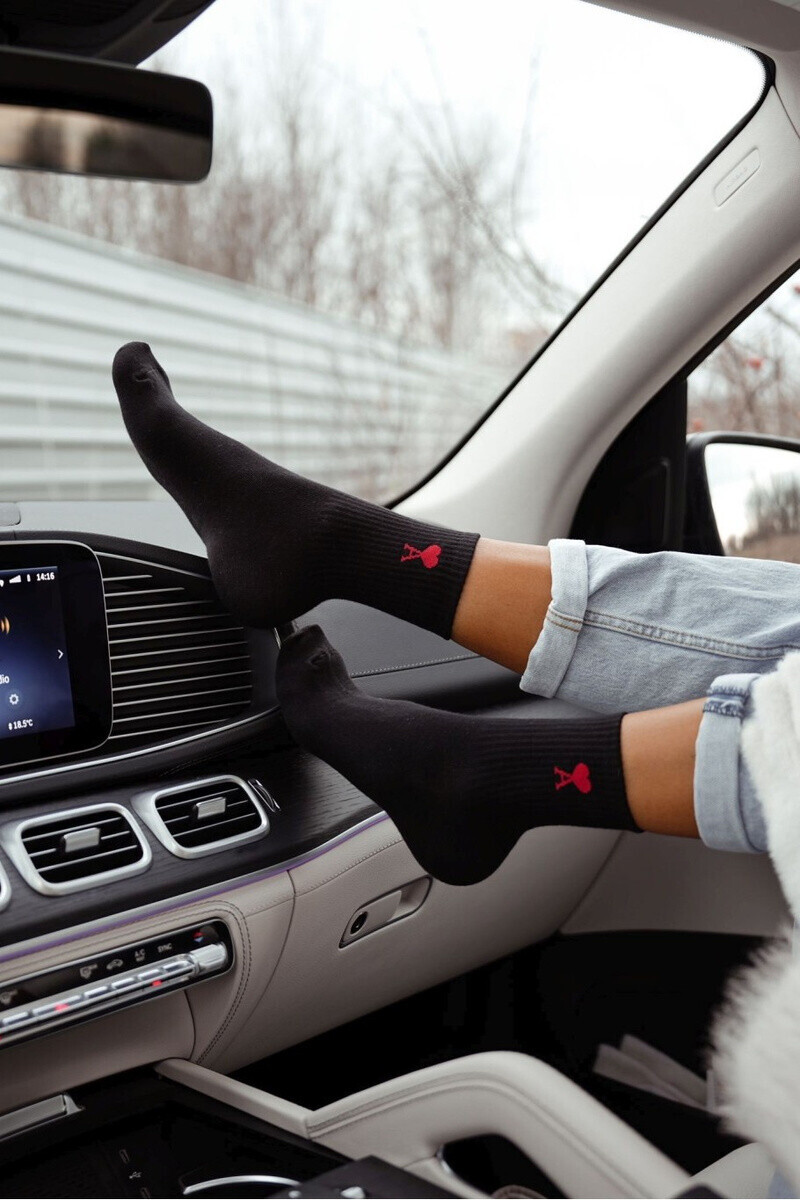 Dámske ponožky Milena Amor čierne