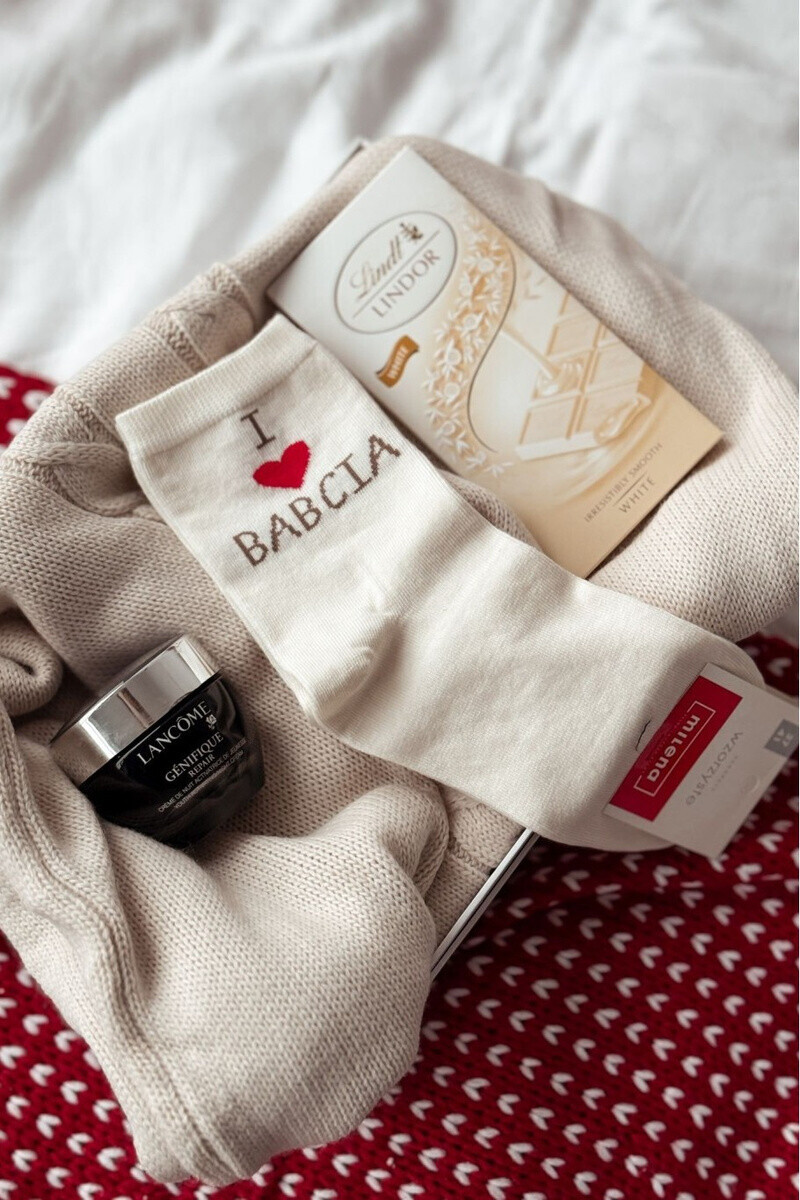 Dámske ponožky I Love Babcia