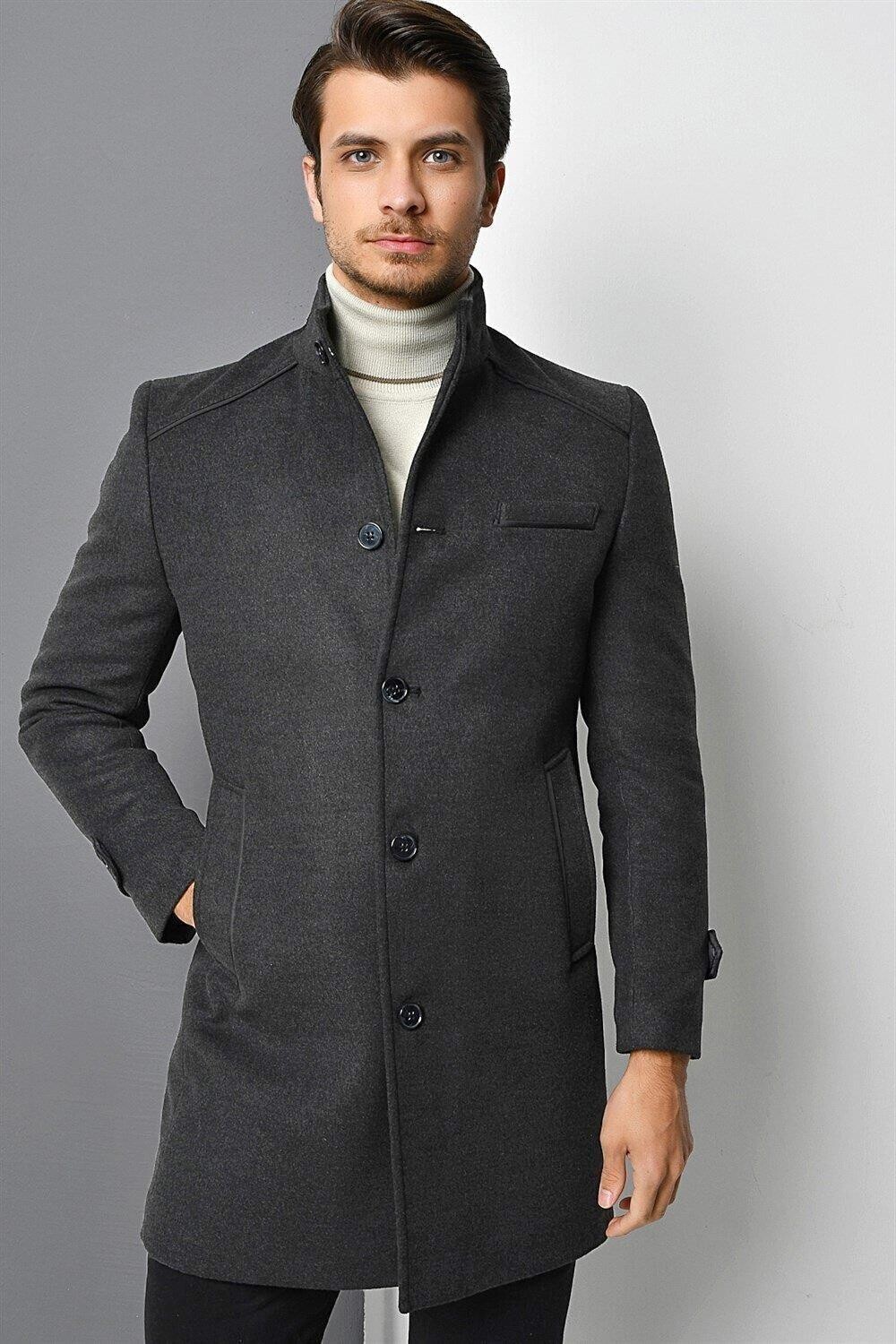 PLT9391 DEWBERRY MEN'S COAT-SMOKED