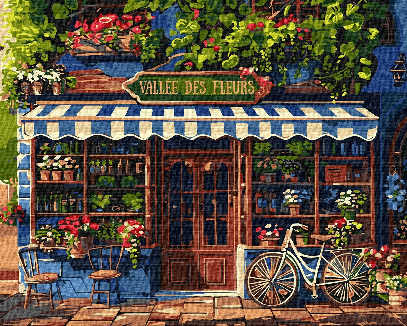 Ideyka Maľovanie podľa čísel - Kvetinové údolie ©art_selena_ua 40 x 50 cm