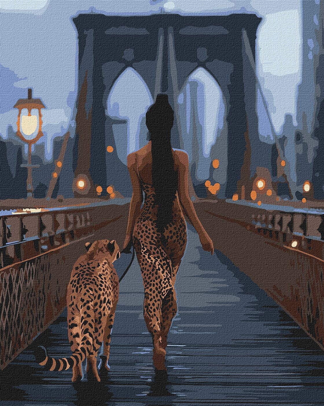 Ideyka Maľovanie podľa čísel - Predátorské dievčatá ©art_selena_ua 40 x 50 cm