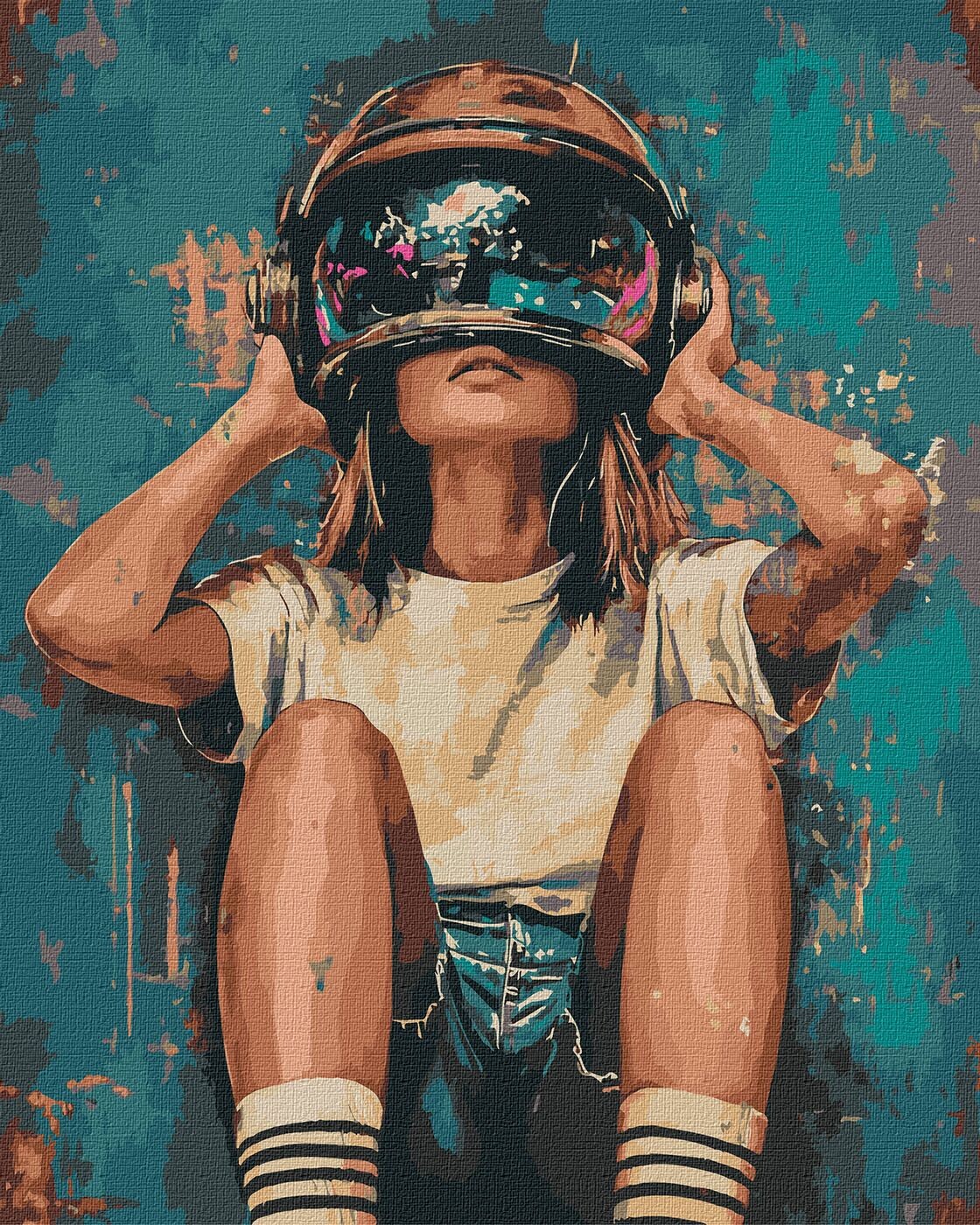 Ideyka Maľovanie podľa čísel - Okom vo vesmíre ©art_selena_ua 40 x 50 cm