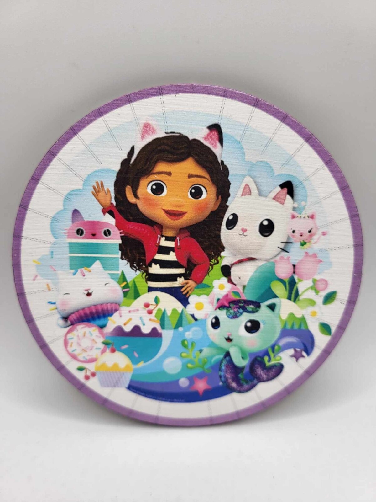 Loranc Magnetka na tortu okrúhla - Gabby's Dollhouse