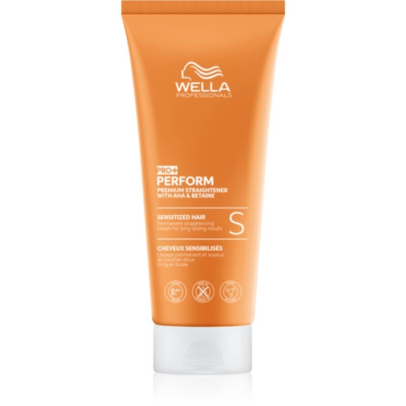 Wella Professionals Perform+ Straightener S trvalá ondulácia pre zosvetlené alebo melírované vlasy 200 ml