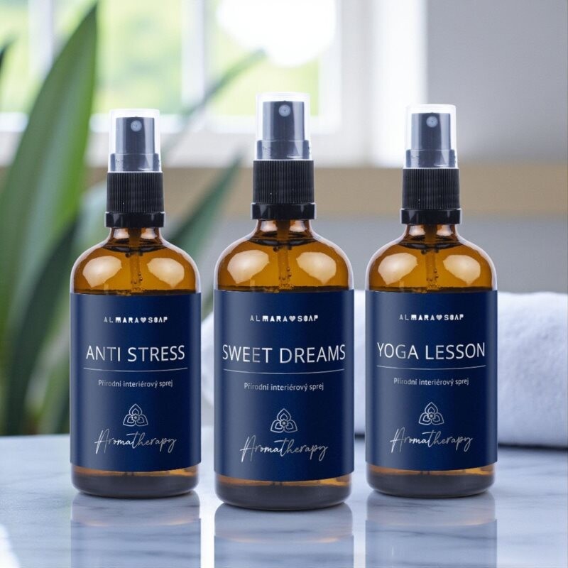 Almara Soap Aromatherapy Anti-Stress bytový sprej proti stresu 100 ml