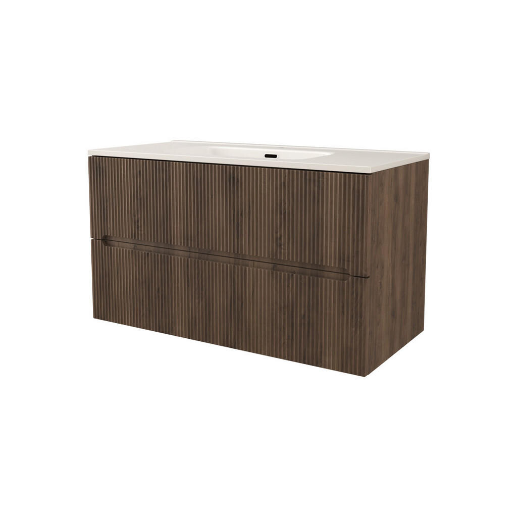 Welnova SPODNÁ UMÝVADLOVÁ SKRINKA, farba vlašského orecha, farba vlašského orecha, 100/55/45,6 cm