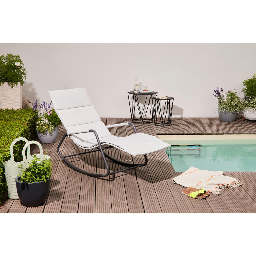 Siena Garden HOJDACIE LEŽADLO kov, plast, textil