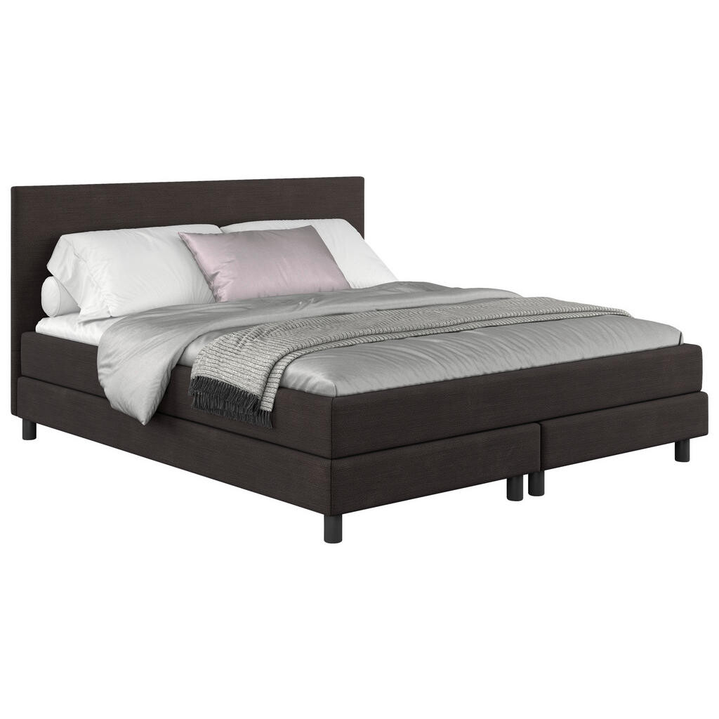 MID.YOU AMERICKÁ POSTEĽ, 160/200 cm, tmavohnedá