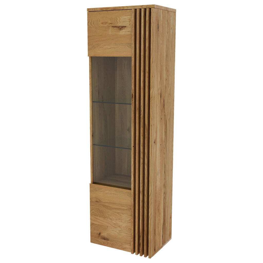 Linea Natura VITRÍNA, dub, farba duba, 59,6/200/44 cm
