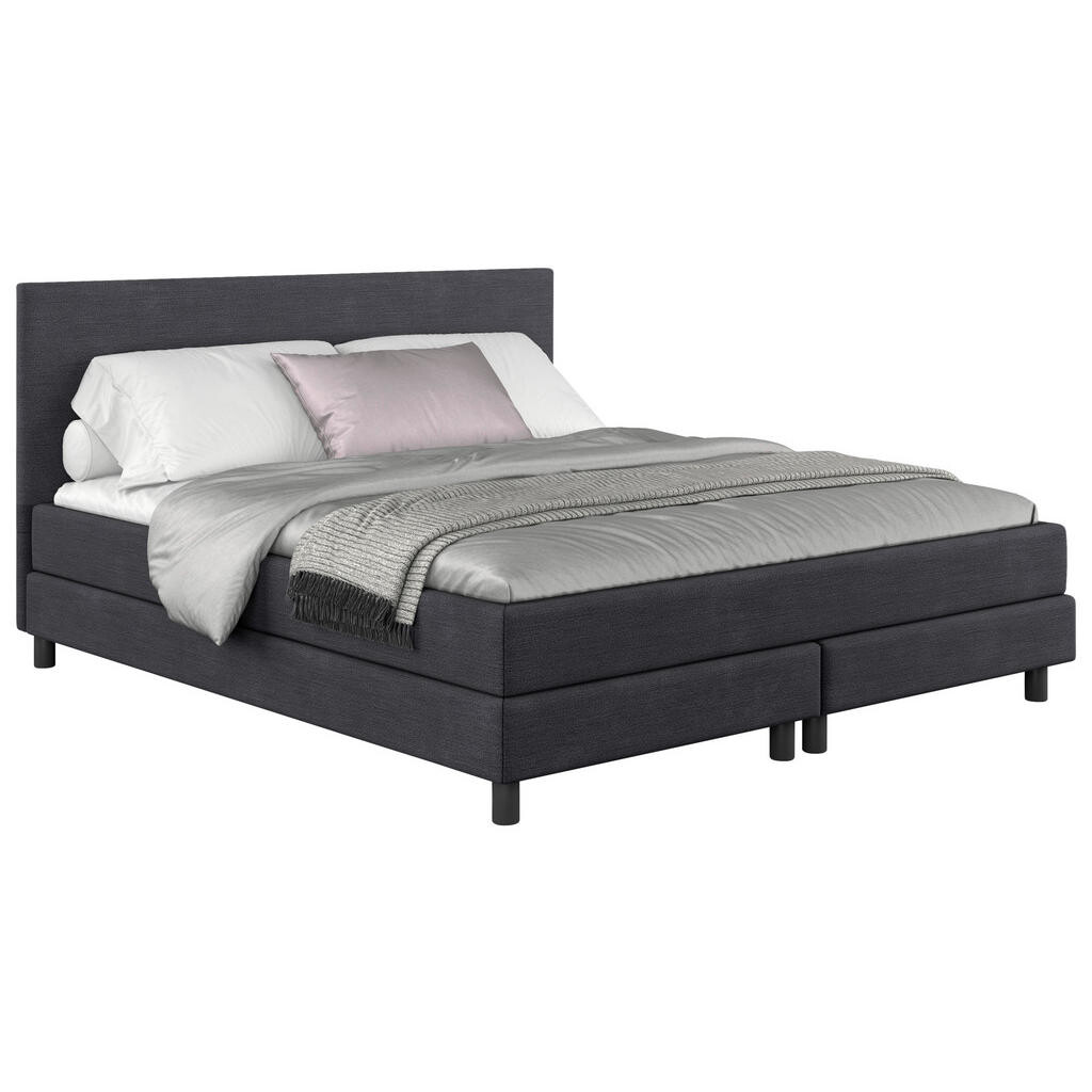 MID.YOU AMERICKÁ POSTEĽ, 180/200 cm, tmavomodrá