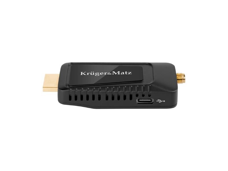 Mini tuner DVB-T2 HEVC na HDMI KRUGER & MATZ KM9998