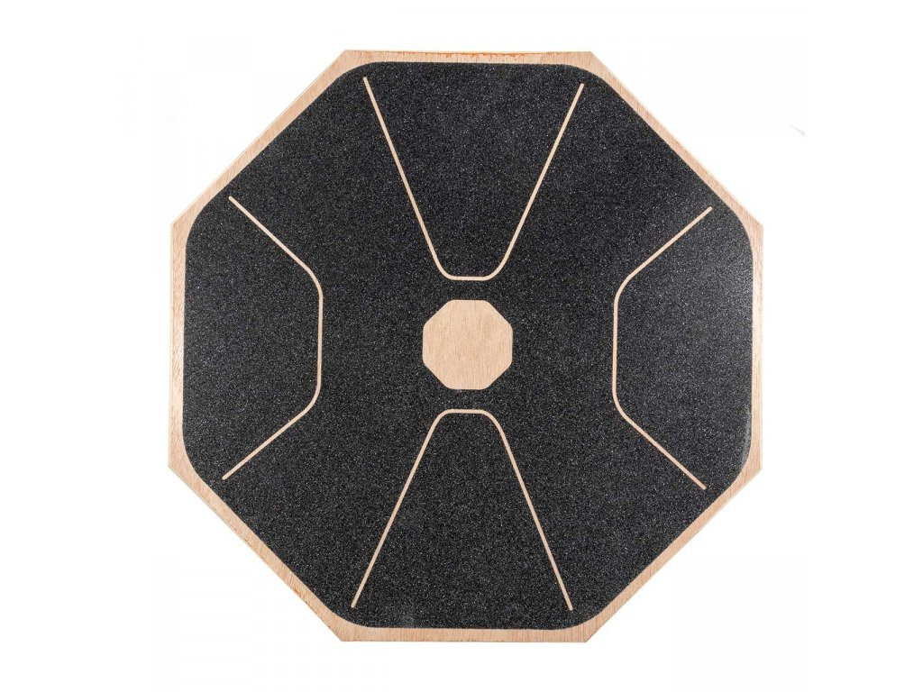 Balančná doska drevená Osemuholník