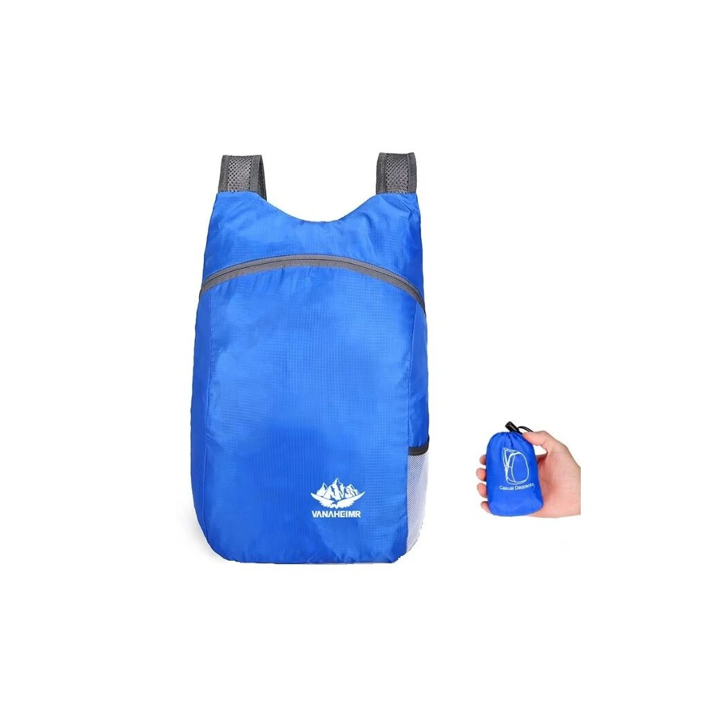 Vodeodolný skladací batoh Yiwu - modrý