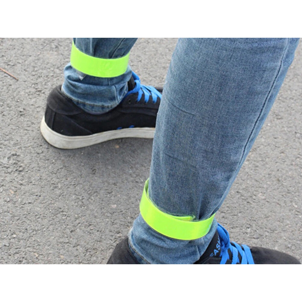 Reflexný pásik na ruku 39 cm - žltý