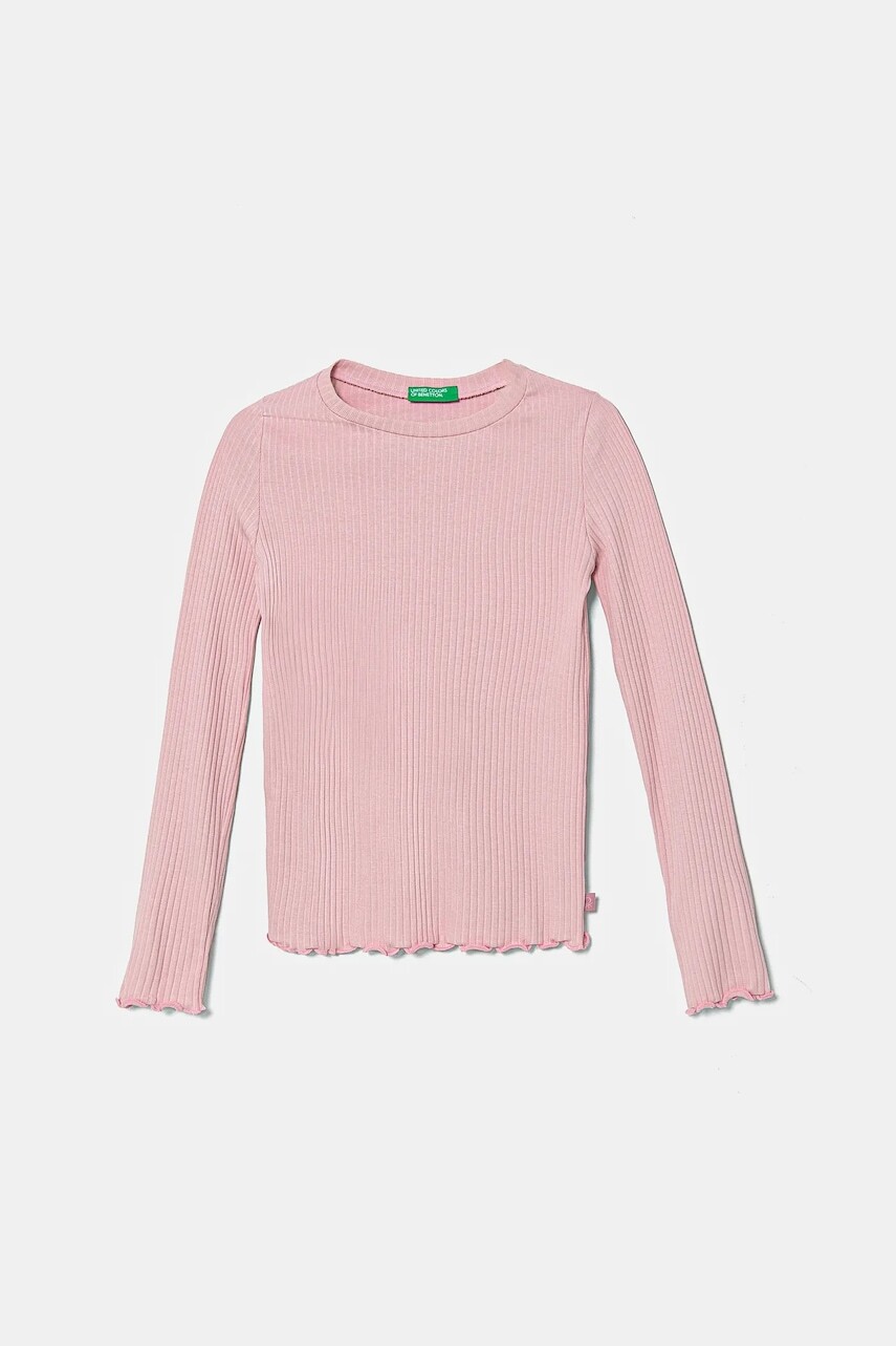 Detské tričko s dlhým rukávom United Colors of Benetton