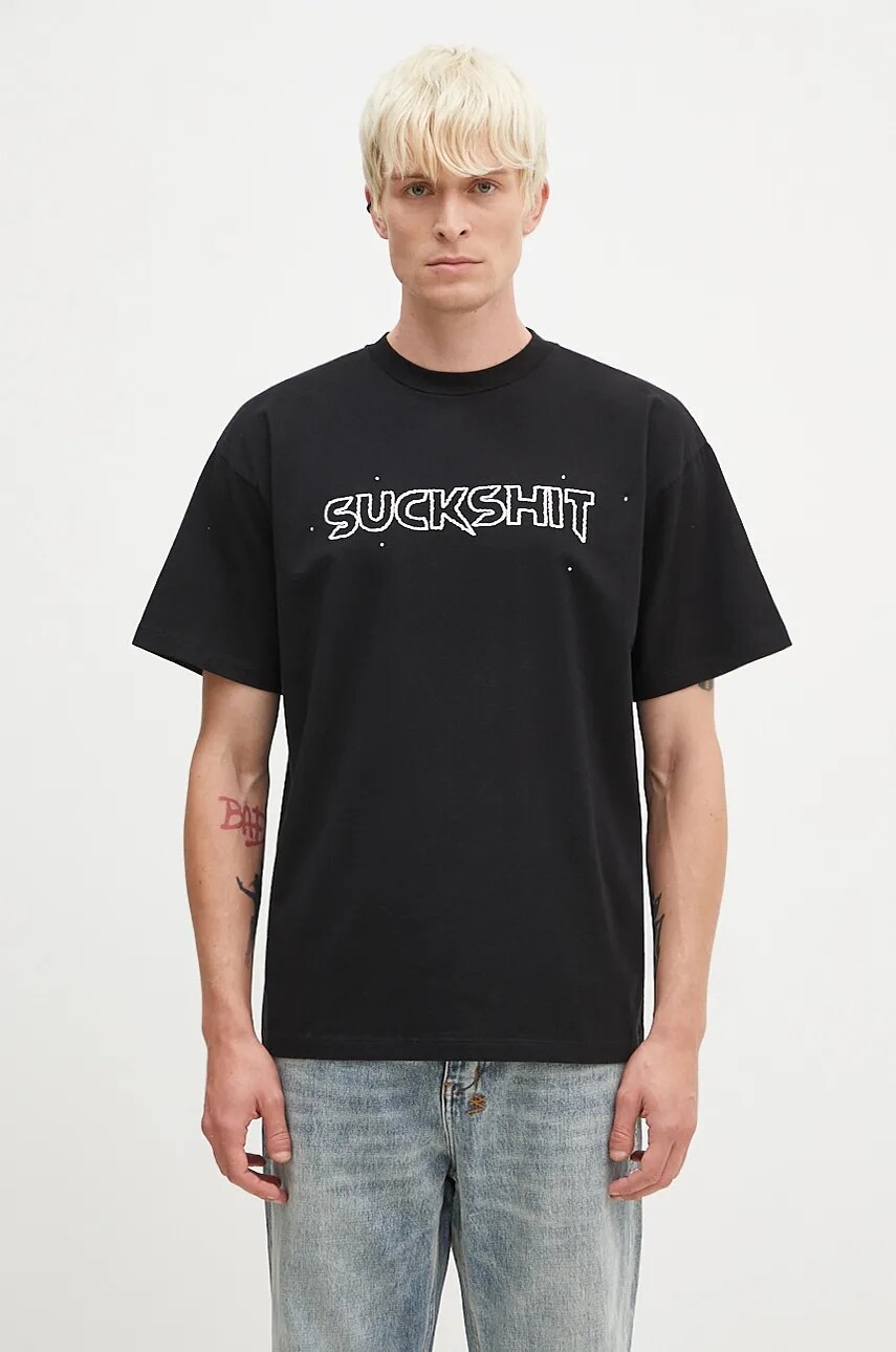 Bavlnené tričko Aries Suckshit SS Tee