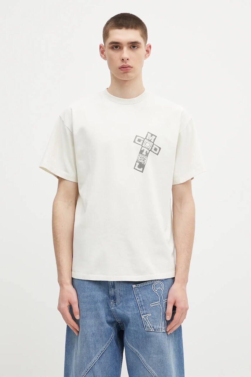 Bavlnené tričko Aries Faded God Town SS Tee