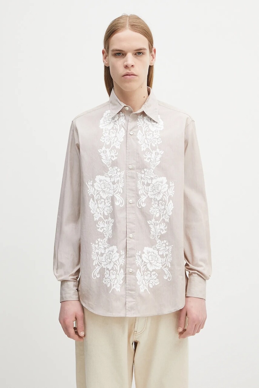 Bavlnená košeľa Aries Lace Overprinted Poplin Shirt