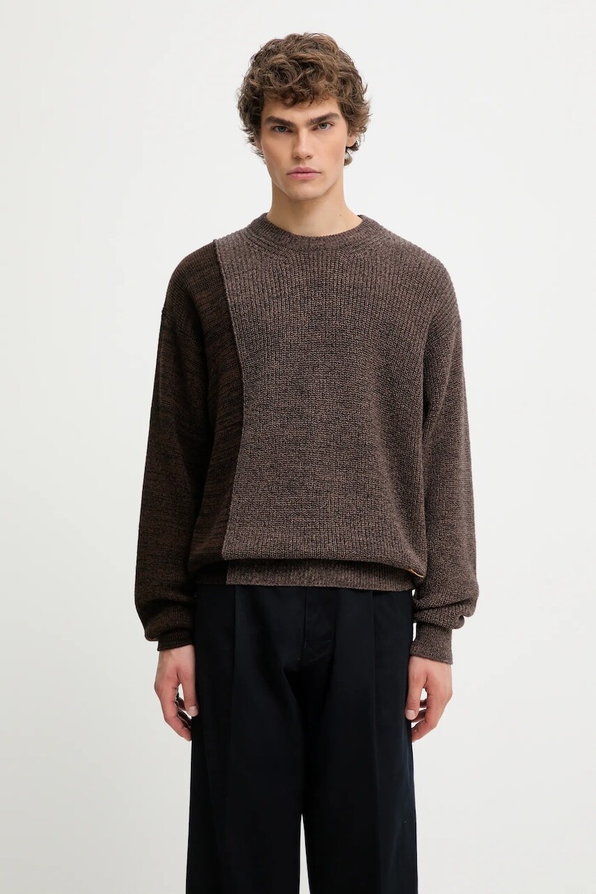 Sveter s prímesou vlny Aries Fisherman