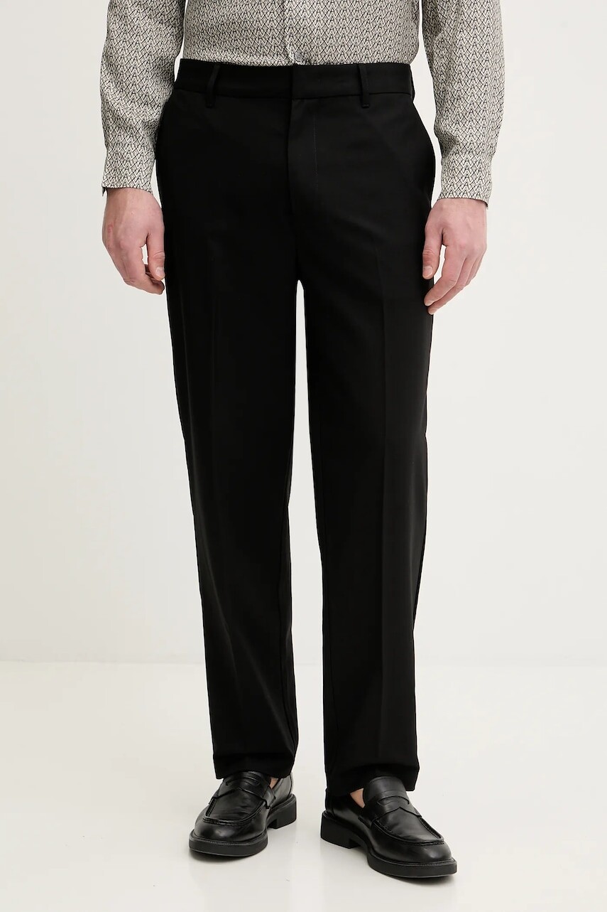 Nohavice s prímesou vlny Armani Exchange