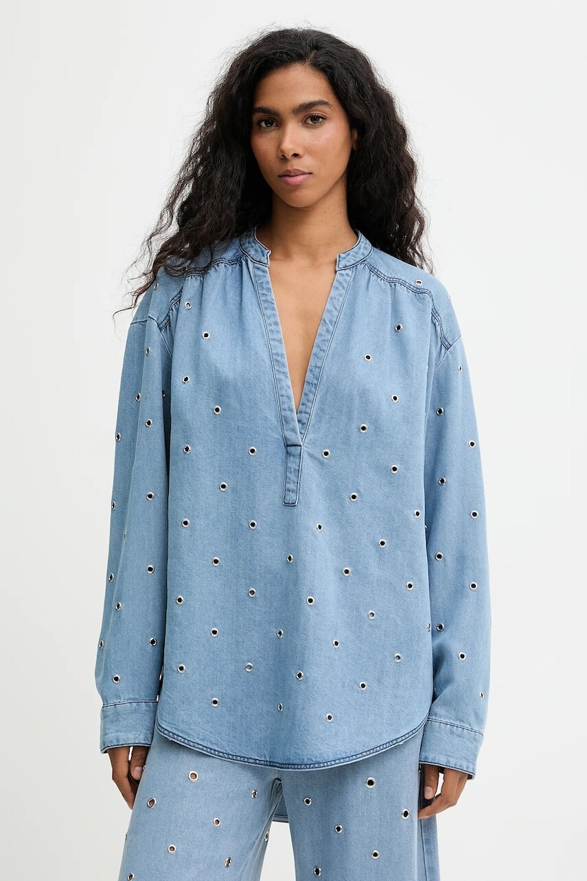 Riflová blúzka Pinko