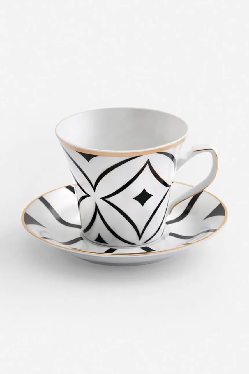 Šálka ​​s podšálkou La Mania Bauhaus 200 ml