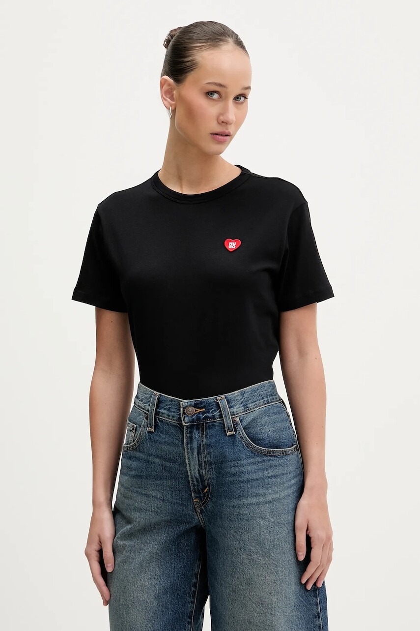 Bavlnené tričko HUGO Damacia_6