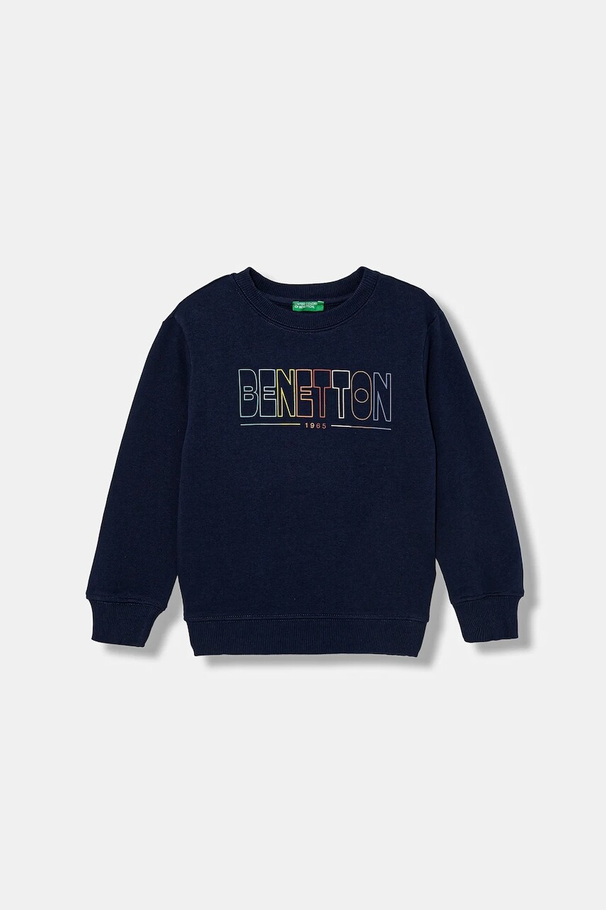 Detská bavlnená mikina United Colors of Benetton