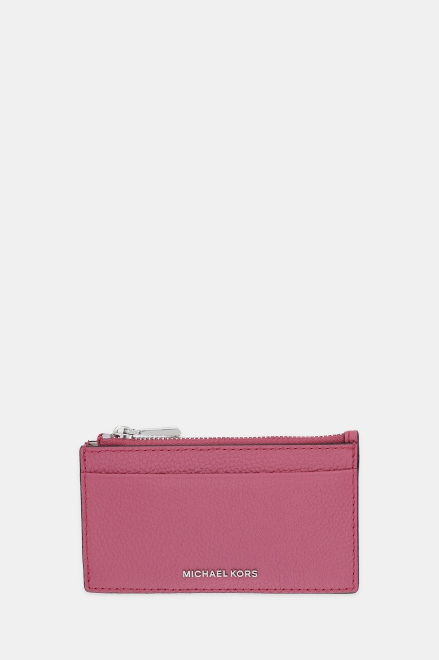 Kožené puzdro na karty MICHAEL Michael Kors