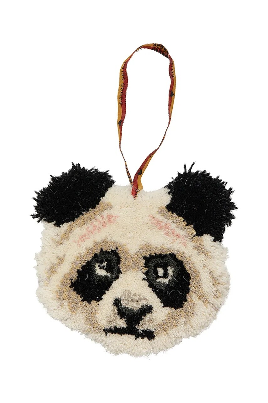 Nástenná dekorácia Doing Goods Plumpy Panda 19 x 16 x 2 cm