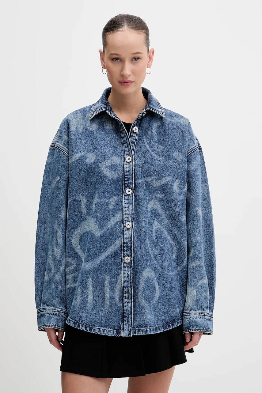 Rifľová košeľa Hugo Blue Garesa_4_B