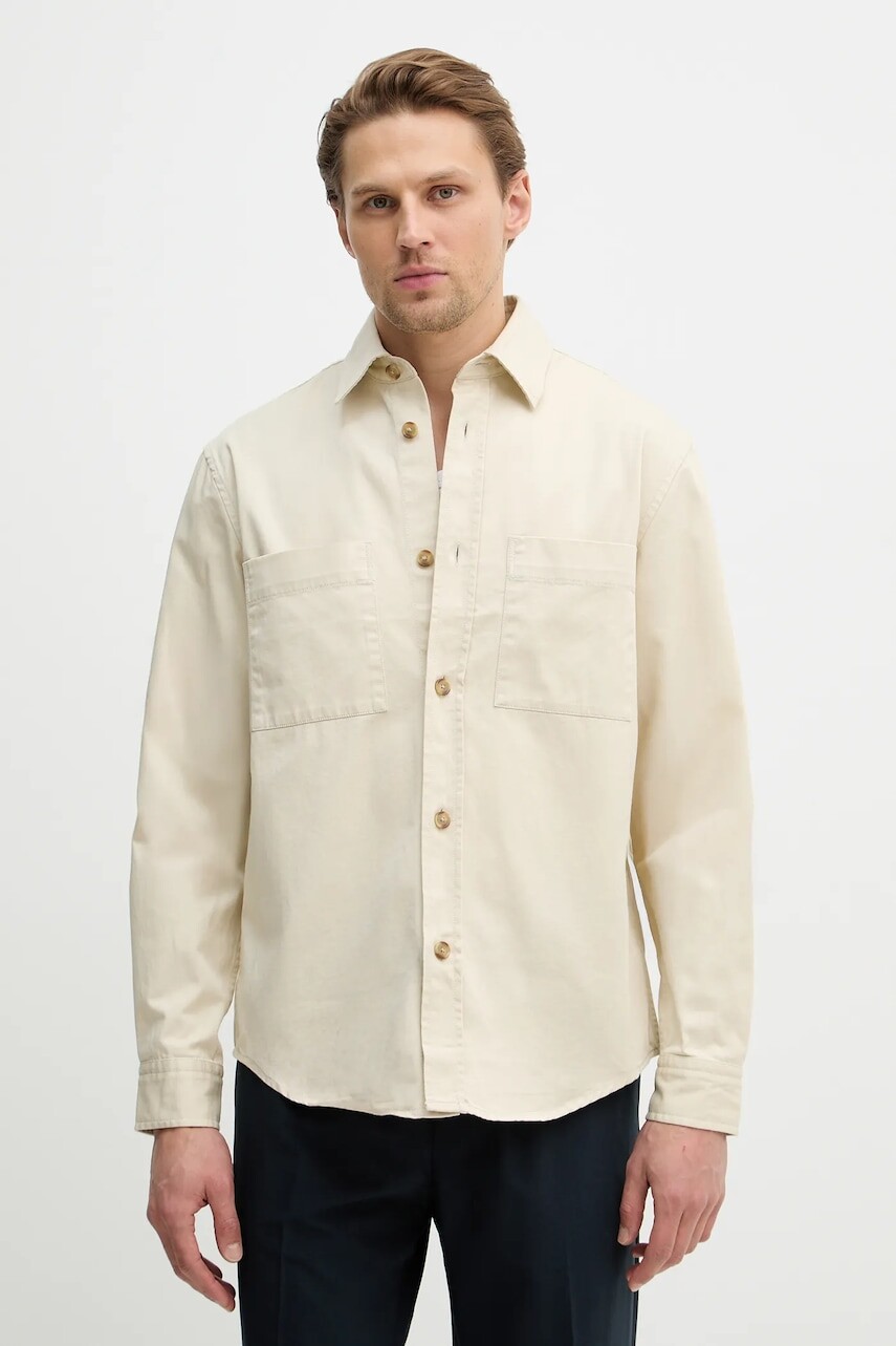 Bavlnená košeľa BOSS H-OWEN-K-2PP-261