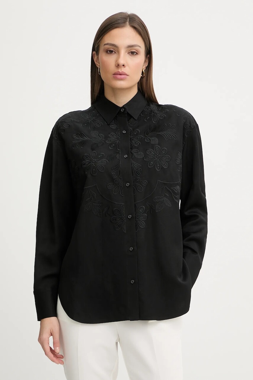 Košeľa s prímesou ľanu Tommy Hilfiger